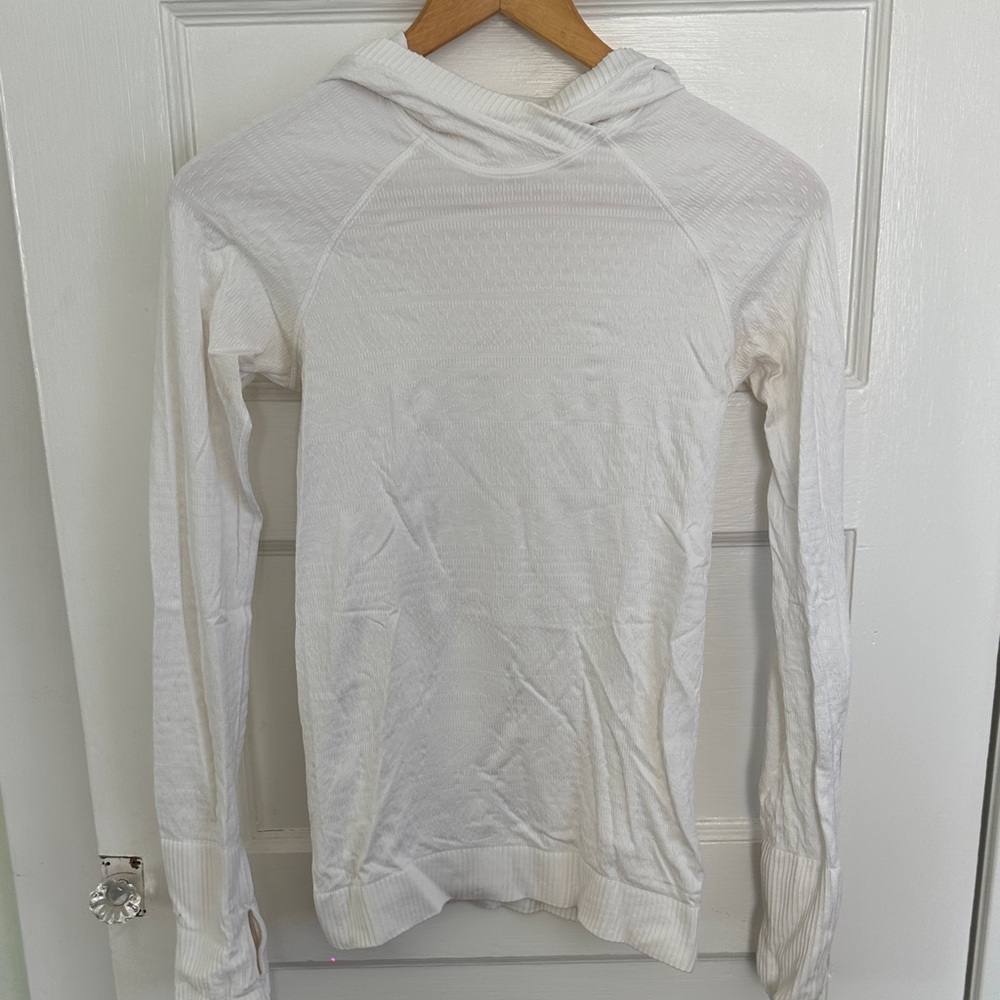 lululemon athletica White Long Sleeve Top